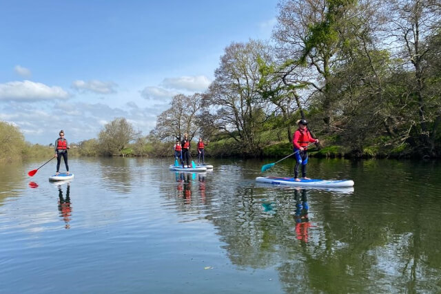 Alfresco Adventures paddleboarding