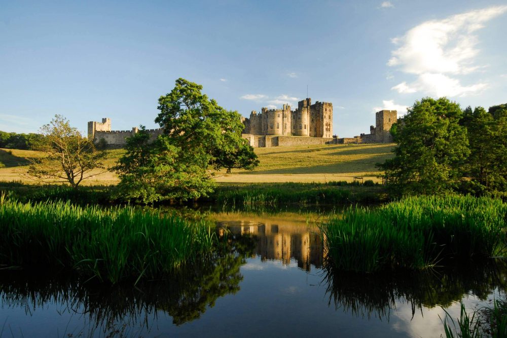 Alnwick Castle and gardens