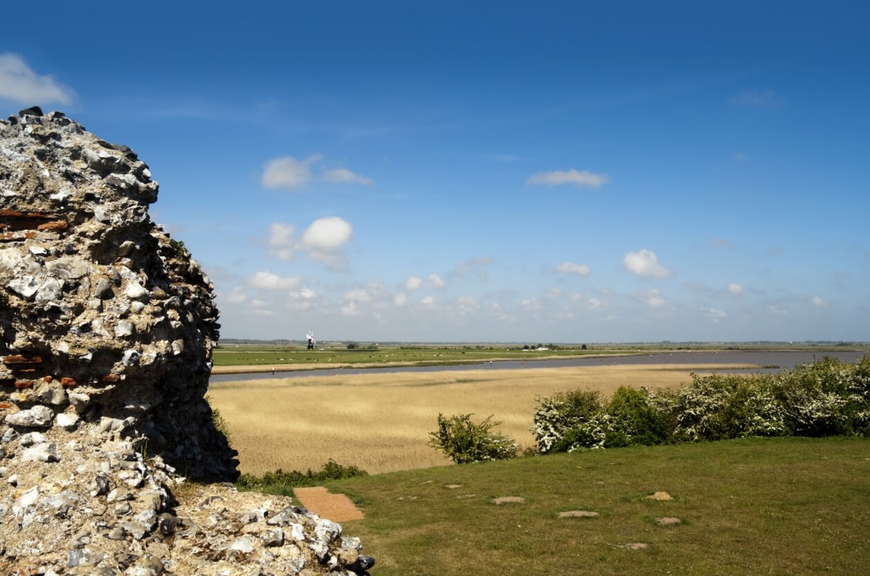 View from Burgh Castle over the River Waveney