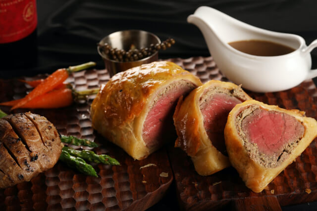 Beef Wellington dish