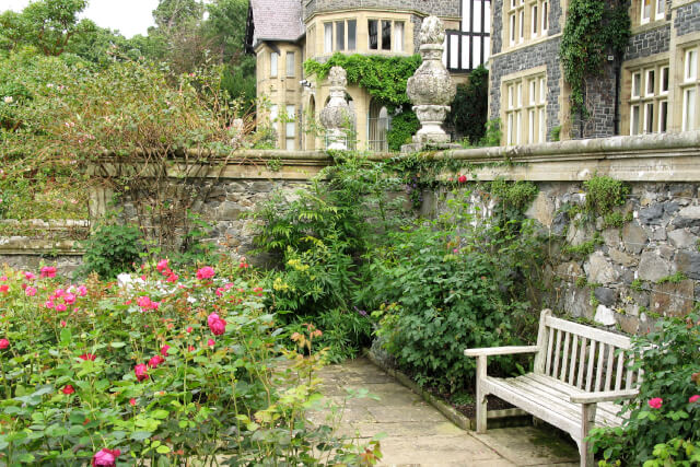 Bench at Bodnant Garden