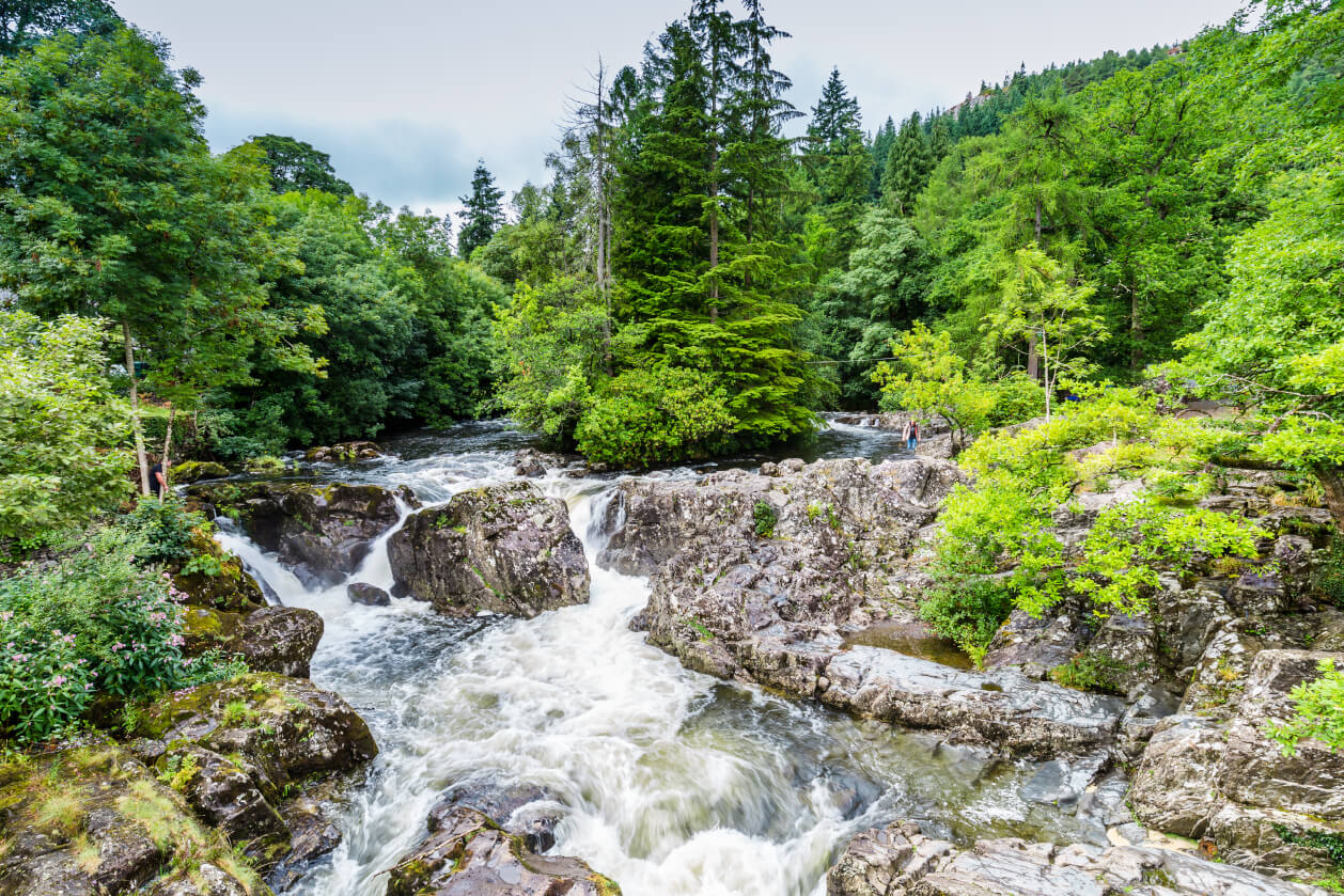 Betws-y-Coed in Snowdonia National Park