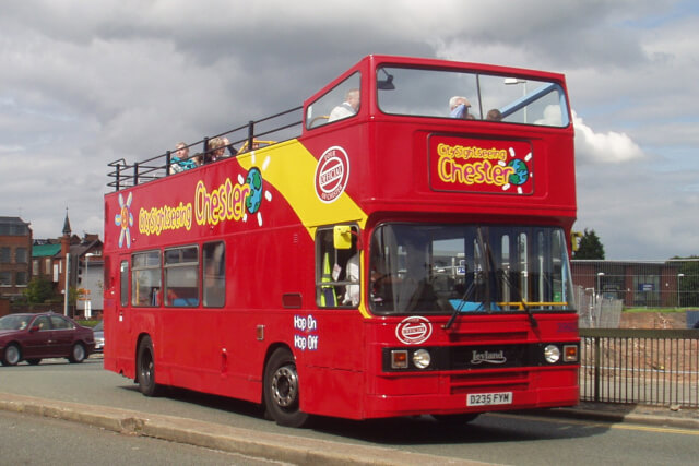 Chester City Sightseeing Tour Bus