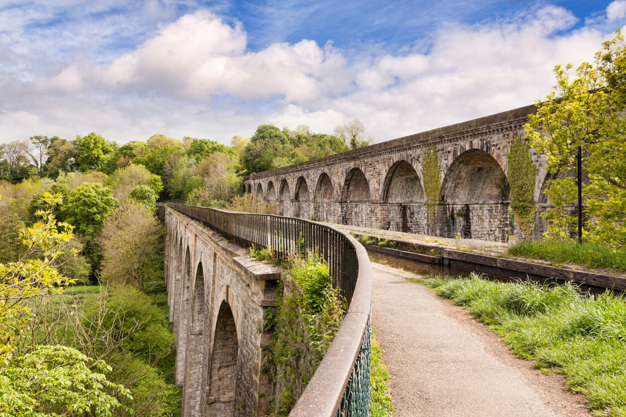 Chirk Aqueduct and Chirk Viaduct,