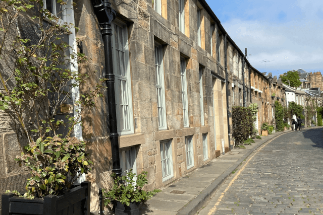 Circus Lane Edinburgh Scotland