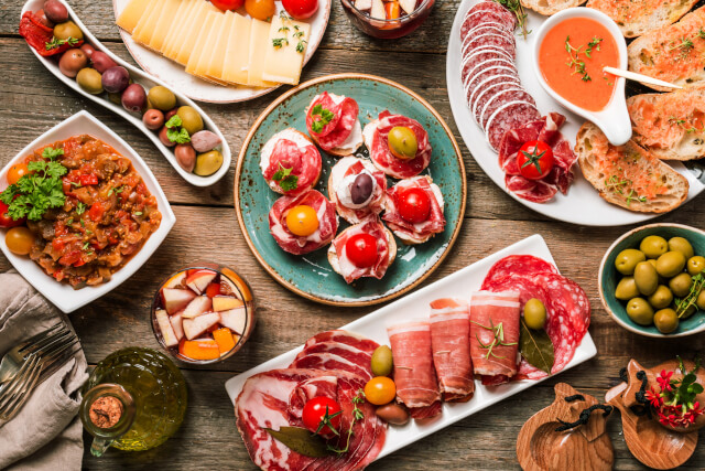 Tapas spread