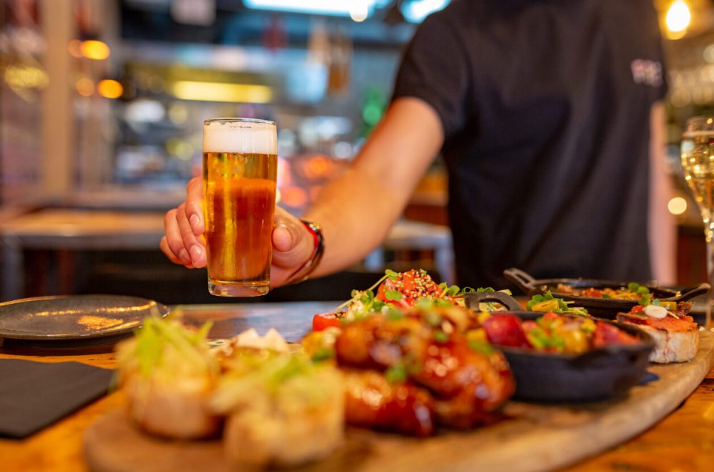 Tapas and beer