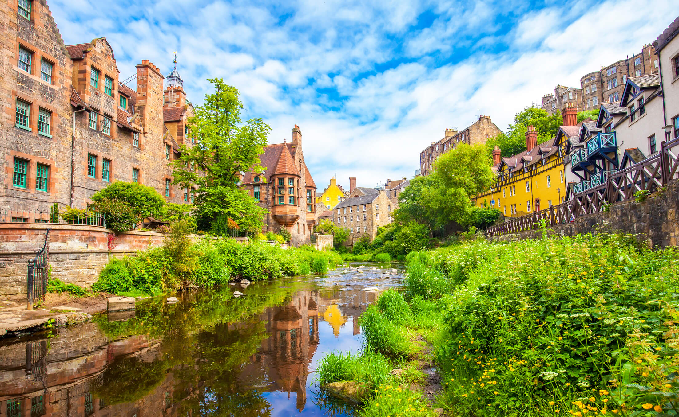 Dean Village river