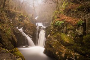 Ingleton falls waterfall