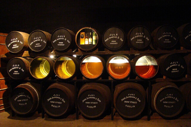 Jameson Distillery Bow St Barrels