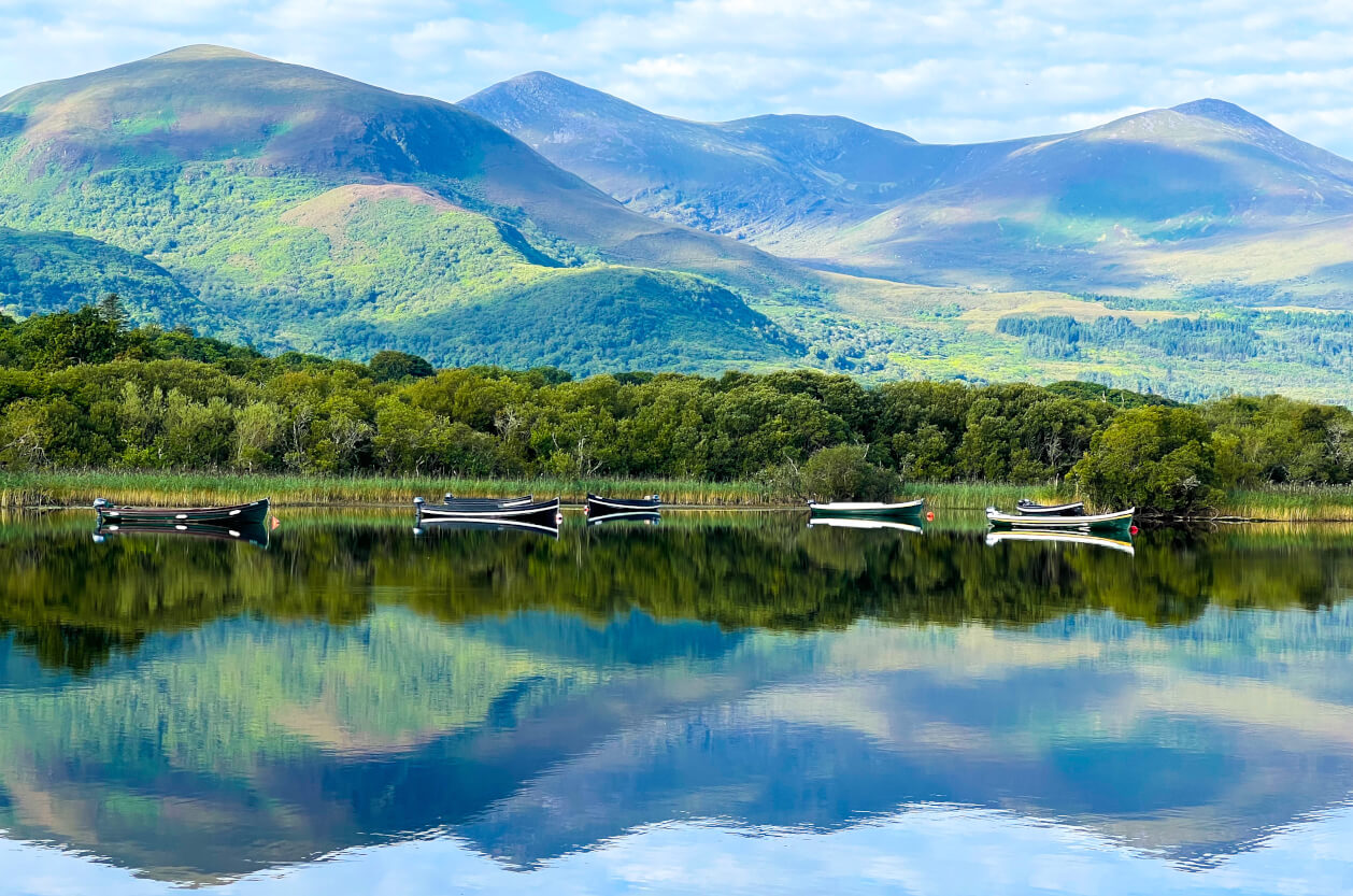 Killarney National Park reflection on water