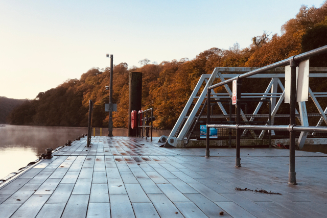 Pontoon at King Harry Ferry