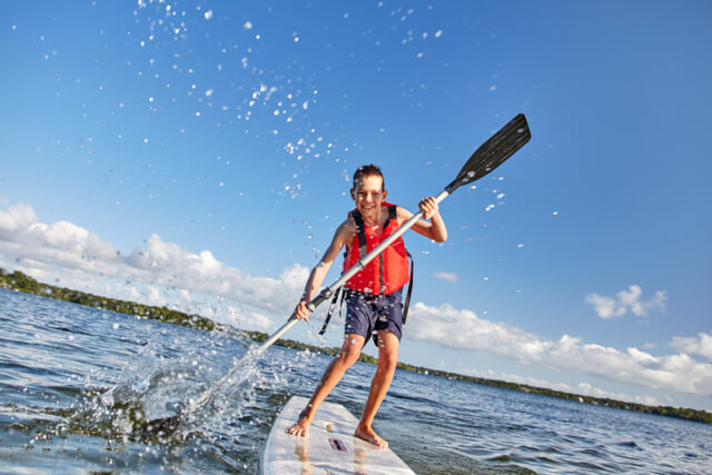 Kong Adventure paddleboarding