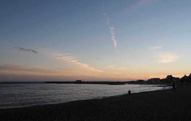 Lyme Regis Beach Sunset