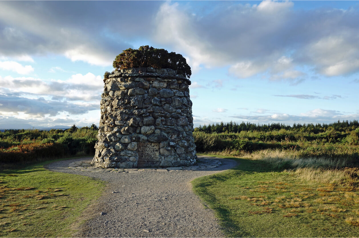 Memorial Cairn at Culloden Battlefield