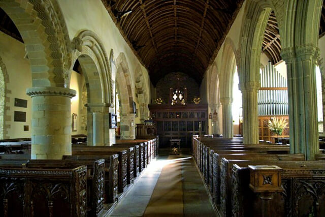 Morwenstow Parish Church interior
