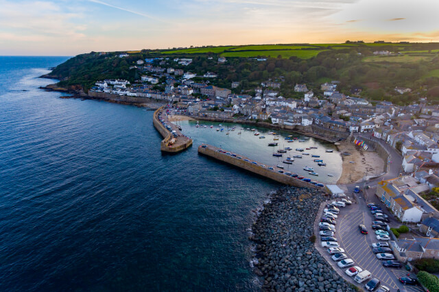 Mousehole Beach and Harbour