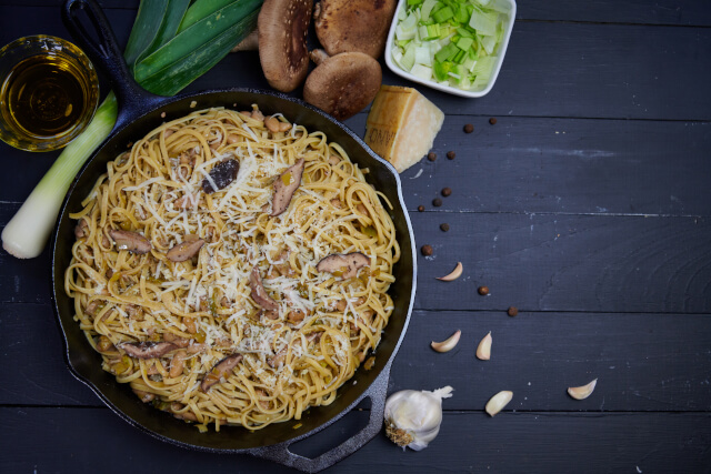 Mushroom Linguini