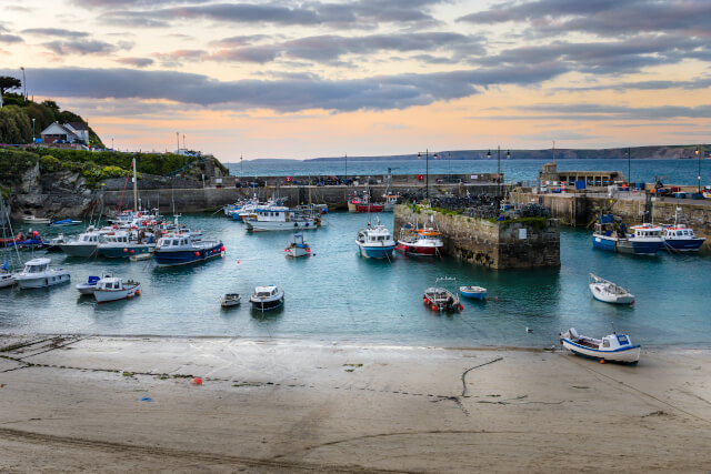 Newquay harbour, Cornwall
