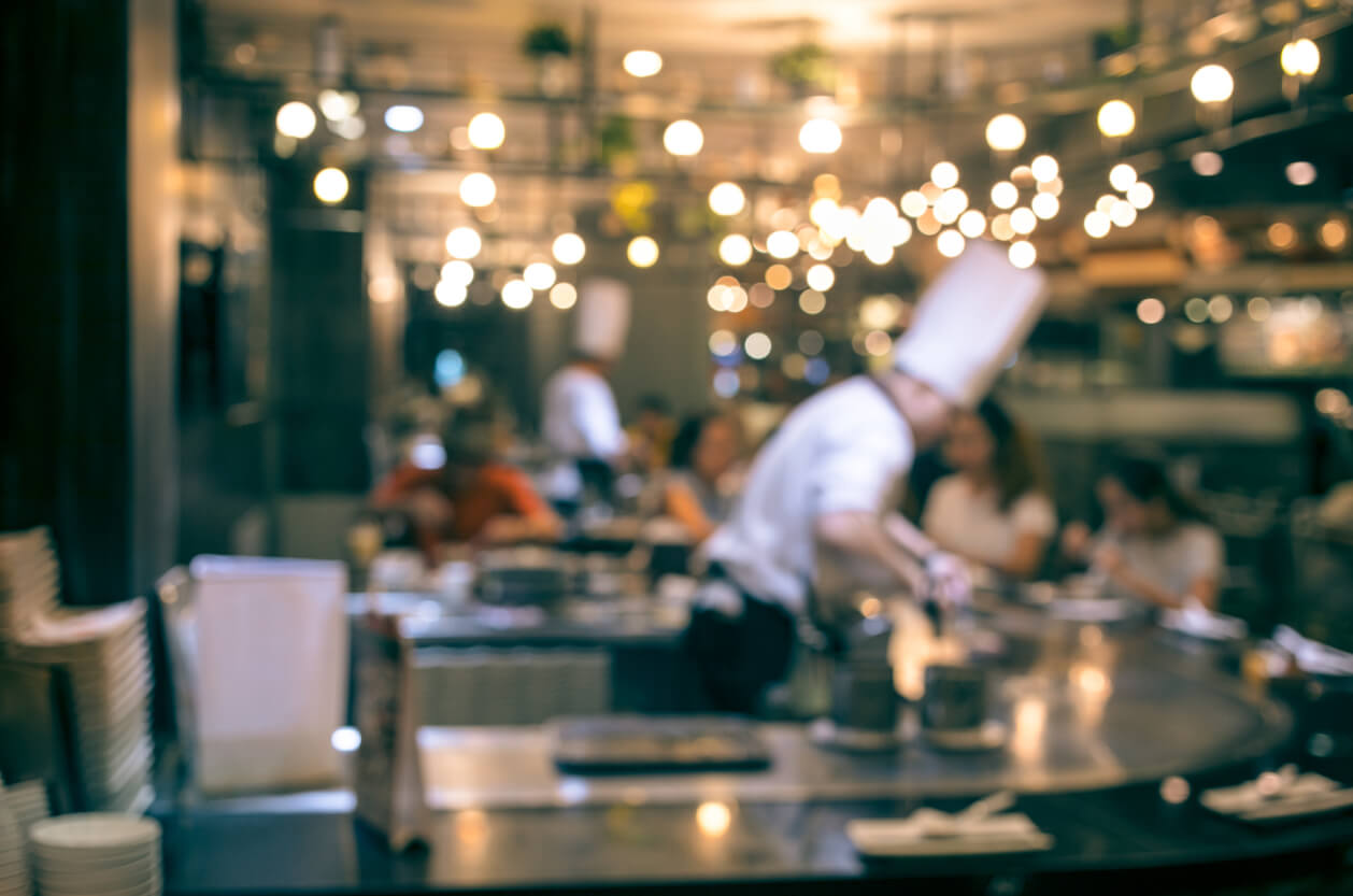 Chefs in kitchen