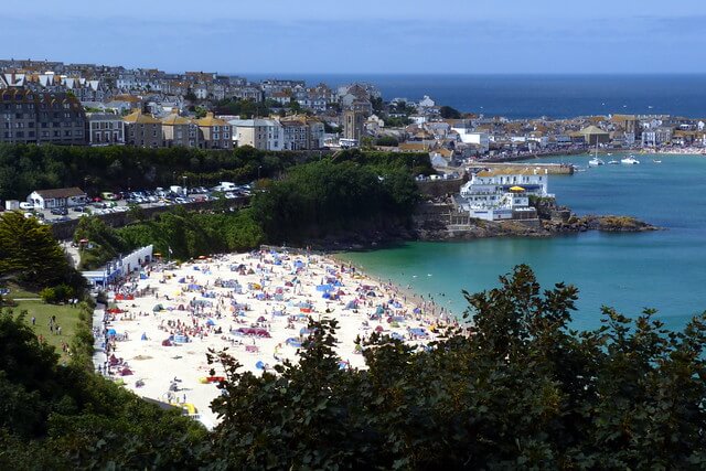 Porthminster Beach and St Ives