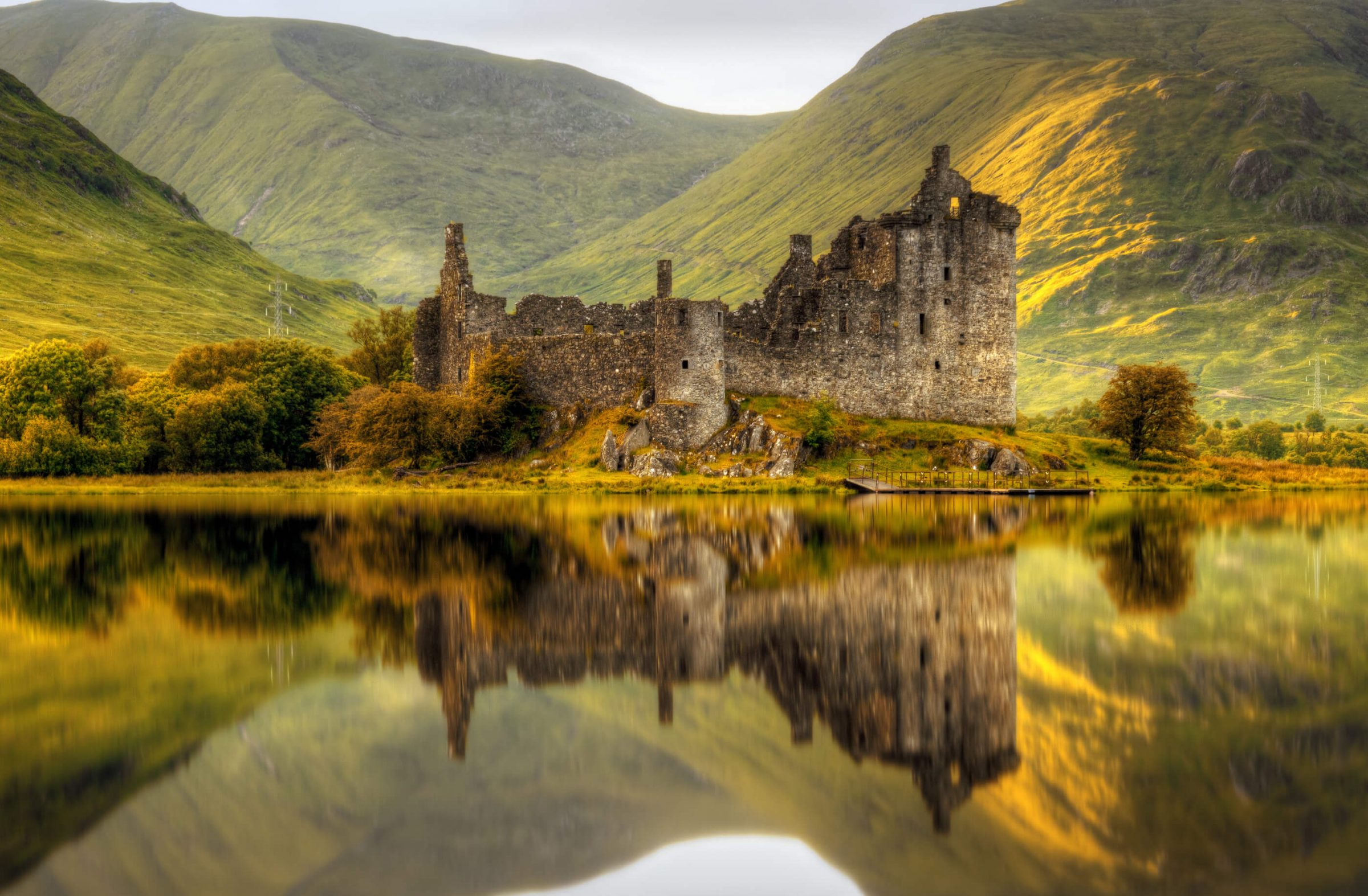 kilchurn castle in scotland