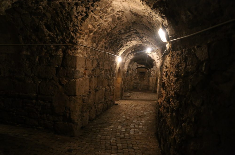 Spooky underground passage