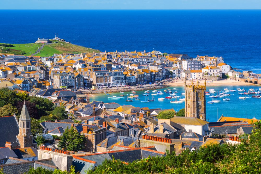 St Ives, a popular seaside town