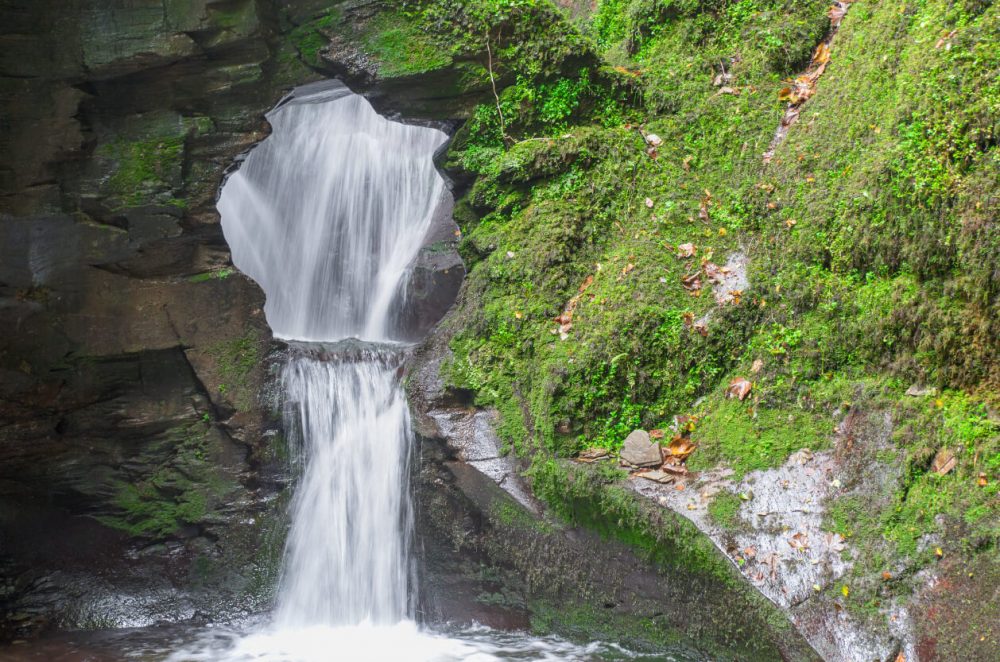 Waterfall at St Nectans Glenn near Tintagel