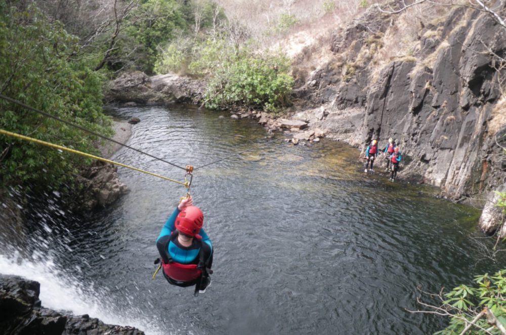 Vertical Descents zip wire