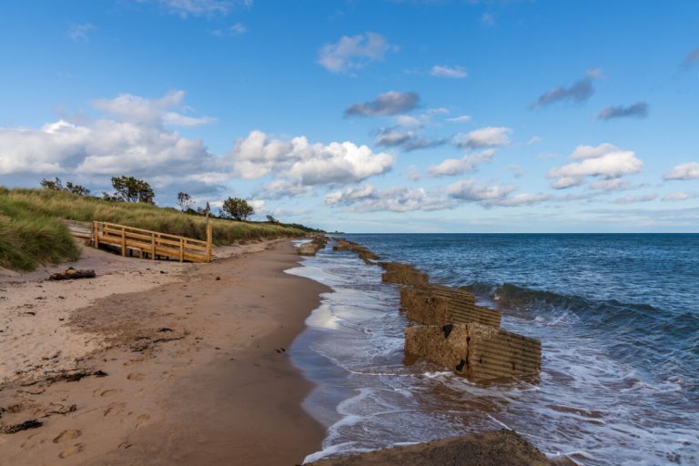 alnmouth beach northumberland coast