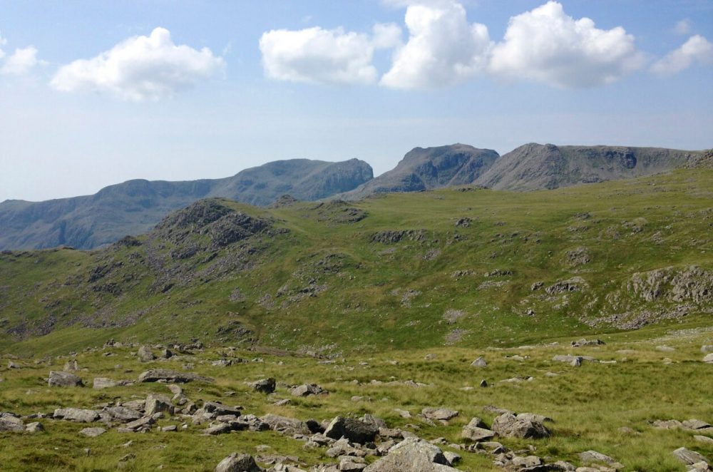 bowfell from langdale