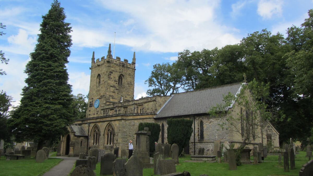 eyam church plague village