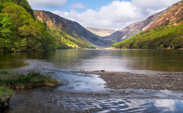 glendalough lake county wicklow ireland