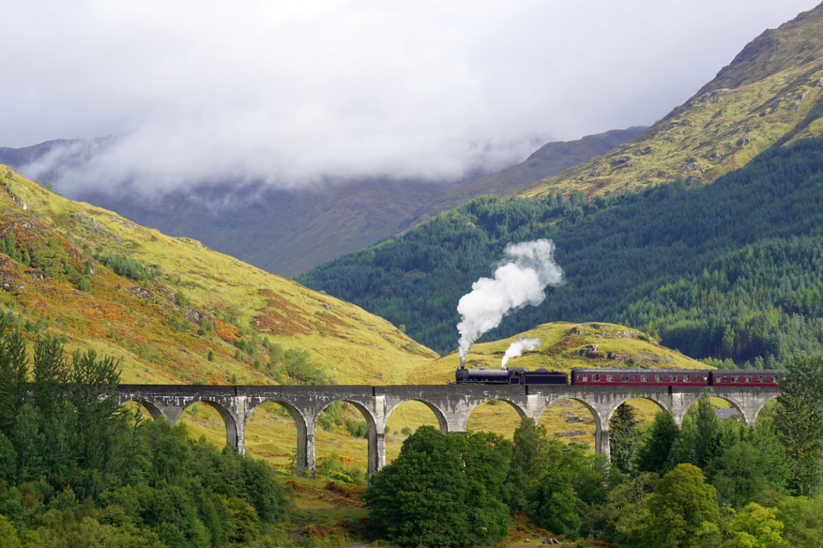 glenfinnian viaduct jacobite train, things to do in loch nesstland