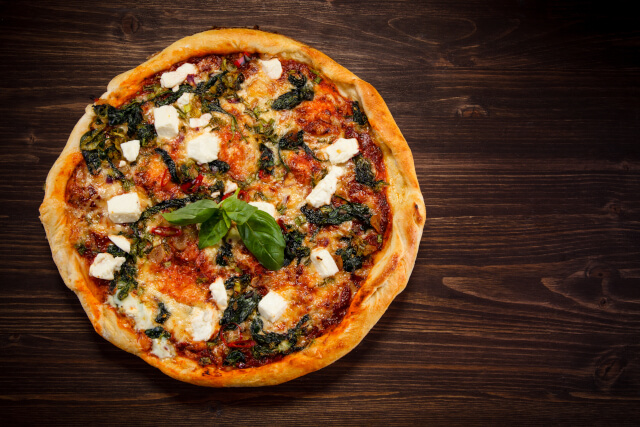 goats cheese pizza