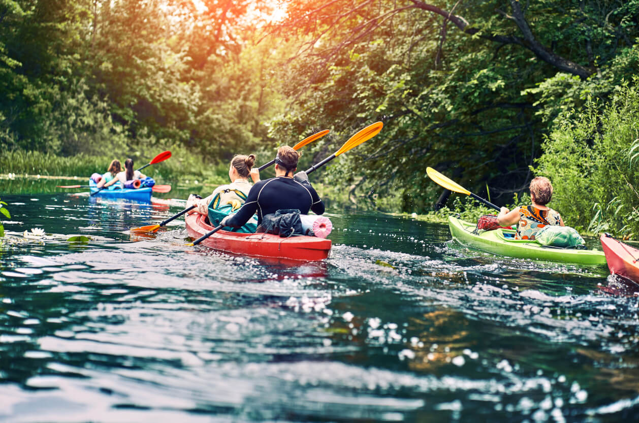 group canoeing