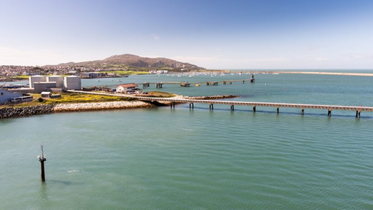 holyhead port and mountain