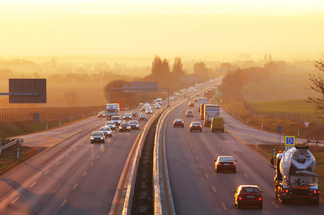 motorway, one of the ways to travel to cornwall