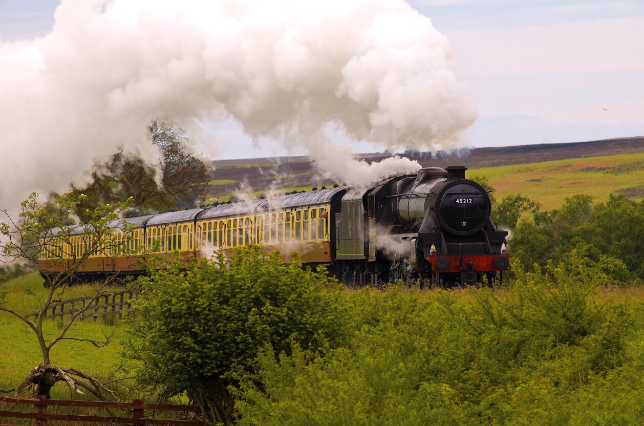 north yorkshire moors railway front view