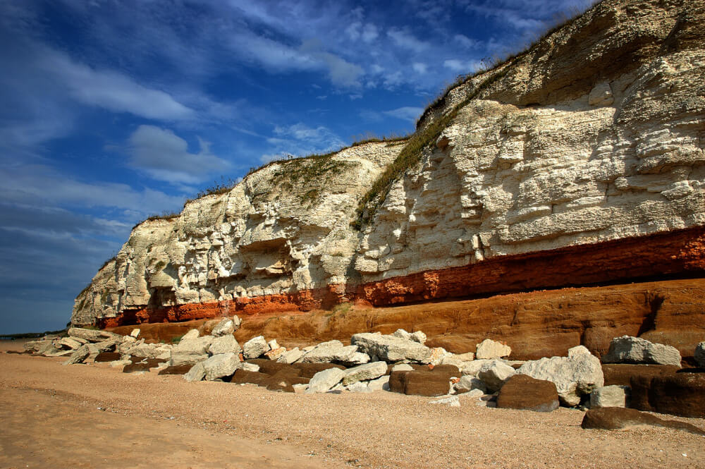 old hunstanton cliffs