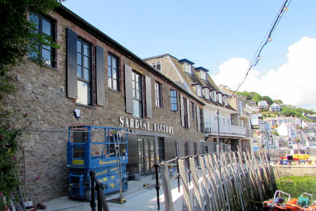 old sardine factory exterior