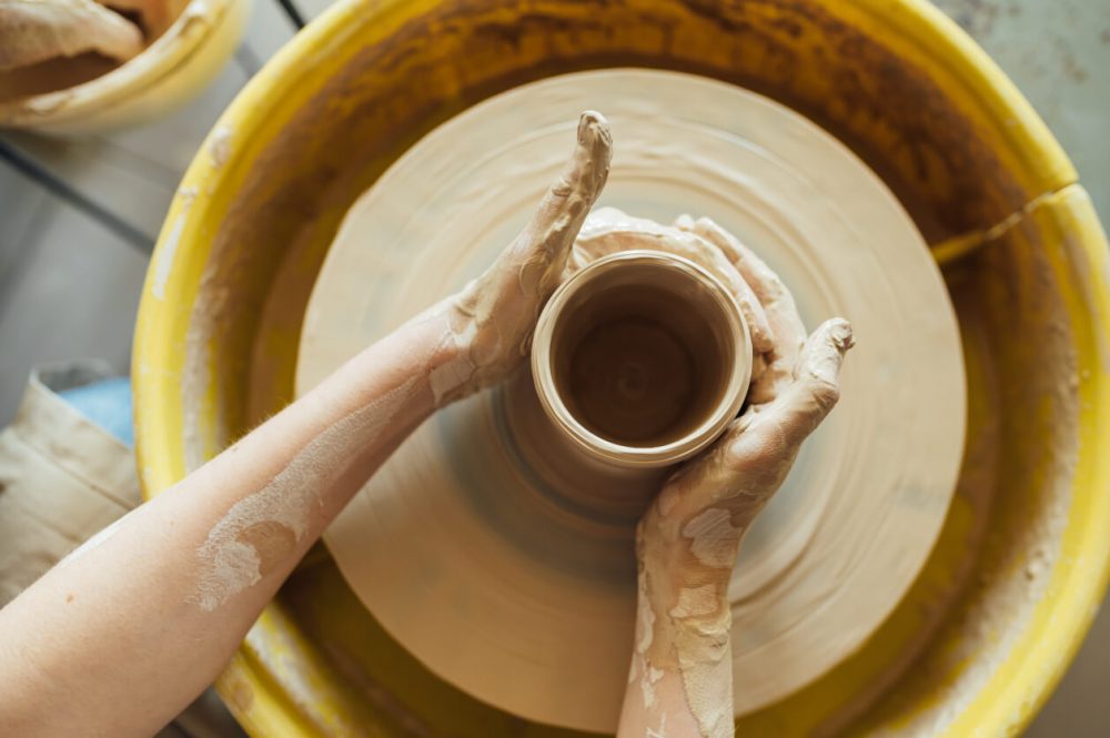 pottery making