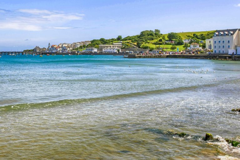 swanage bay coastline dorset