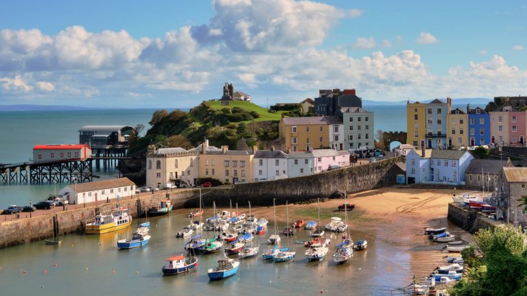view of places to stay in tenby