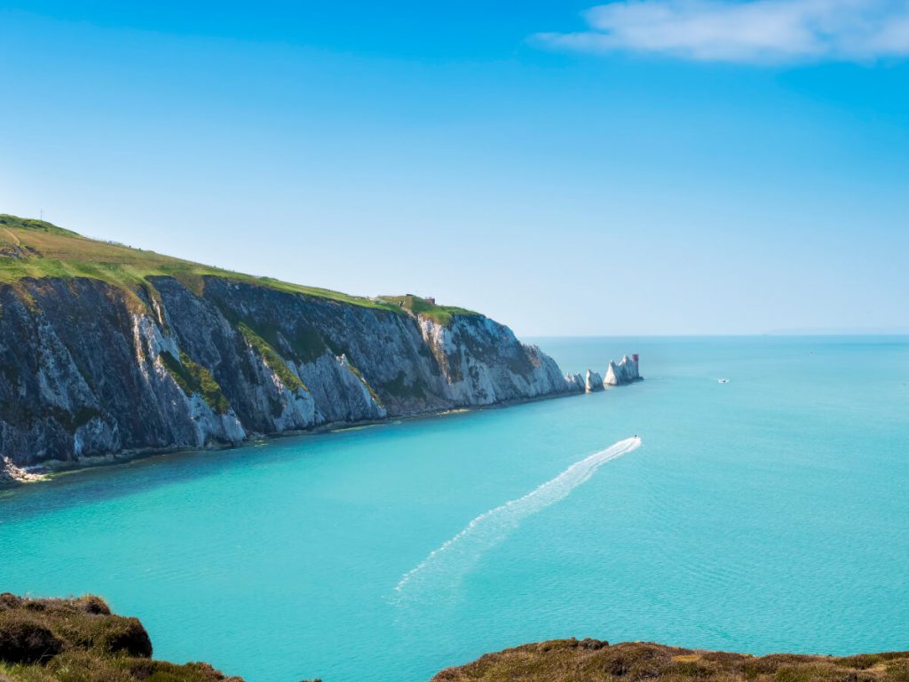 the needles isle of wight coast