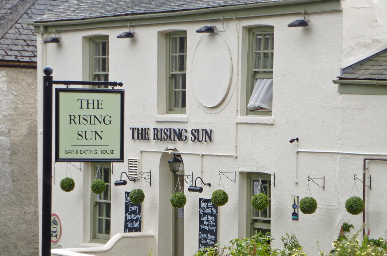 the rising sun pub, truro