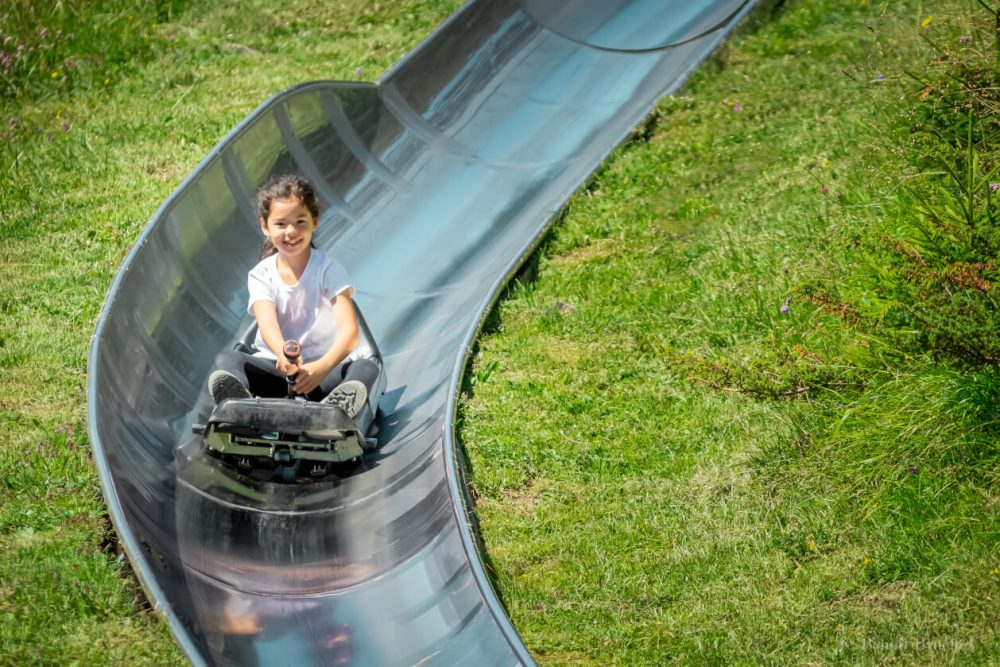 tobogganing